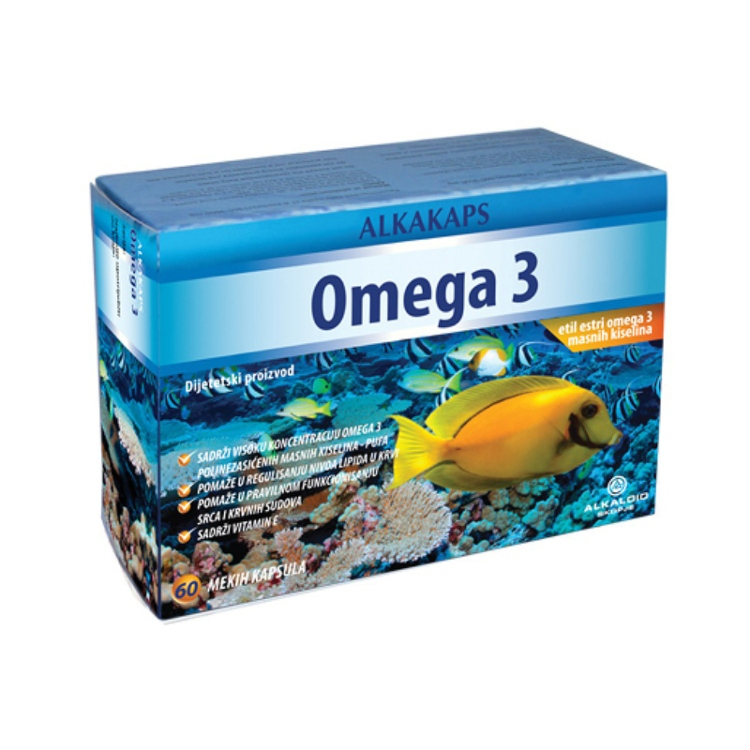 Alkakaps Omega 3 500mg 60 kapsula